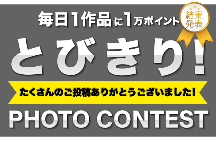 毎日1作品にマップカメラでのお買い物に使える1万ポイント！とびきりフォトコンテスト